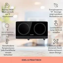 Варильна поверхня електрична Klarstein Cookbuddy (10035705) - мініатюра 9