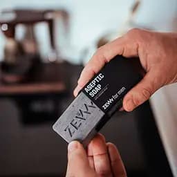 Асептичне мило з колоїдним сріблом Zew Aseptic Colloidal Silver Soap 85 мл - мініатюра 2