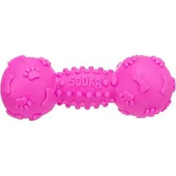 Игрушка Trixie Гантель с пискавкой для собак 19 см винил