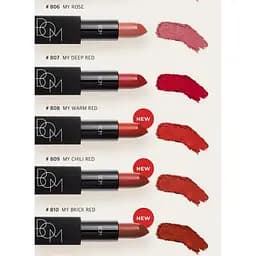 Губна помада Beauty of Majesty BOM My Lipstick #809 My Chili Red 3.5 г - мініатюра 8