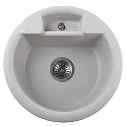 Гранитная мойка Globus Lux Guron жемчужный 480 мм, Серый