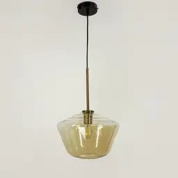 Підвісний світильник з янтарним плафоном 30х20 см | Арт. 0535 A/1 amber | Line F