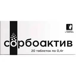 Сорбоактив Краса та Здоров'я Enjee 400 мг 20 шт.