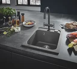 Кухонна мийка Grohe K700 із композиту 31650AT0, Чорний - мініатюра 2