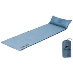 Килимок самонадувний Naturehike серія CNH22DZ012 одномісний з подушкою 30 мм блакитний