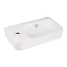 Умивальник Qtap Tern 450x250x158 White QT1711H02RW, Білий - мініатюра 4