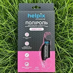 Полироль  Helpix Professional для пластика и винила с губкой Bubble Gum 100 мл
