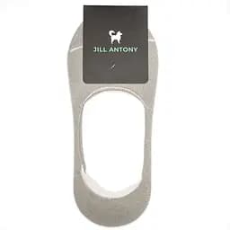 Бесшовные следы с силиконом ORGANIC cotton JILL ANTONY 39-41 men's арт. 31001 42-43, Серый