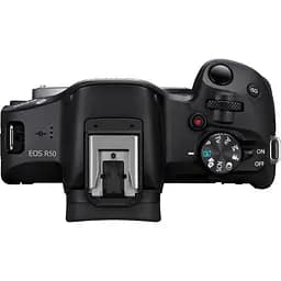 Бездзеркальний фотоапарат Canon EOS R50 Creator Kit RF-S 18-45mm f4.5-6.3 IS STM Black (5811C036) UA [140466] - мініатюра 8