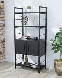 Стелаж L-155 із дверцятами Loft Design (Горіх Модена)