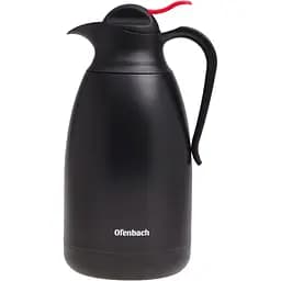Термос Ofenbach конференционный из нержавеющей стали с пластиковой крышкой 2 л черный (OF-101333)