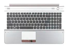 Клавіатура для ноутбука Samsung (RC520) Black, (Silver TopCase) - мініатюра 2