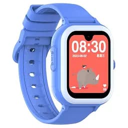 Дитячий смарт годинник Lemfo D89 з GPS трекером, SIM-картою, відеодзвінками, AMOLED дисплеєм, камерою, прослуховуванням, голосовим чатом, Wi-Fi та кнопкою SOS Синій - мініатюра 4