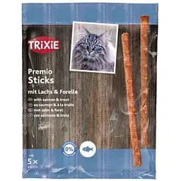 Ласощі для кішок Trixie Premio Quadro-Sticks форель та лосось 5 шт по 25 г