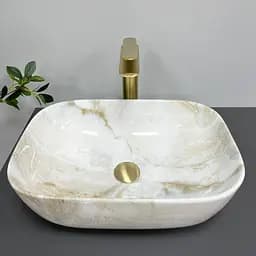 Умивальник VBI Ravenna Labradorite накладний VBI-011212, Мармур - мініатюра 2