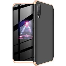 Чохол-накладка GKK 3 in 1 Hard PC Case Samsung Galaxy A70 Gold/Black