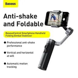 Ручний стабілізатор Baseus Control Smartphone Handheld Folding Gimbal Stabilizer (SUYT-D0G) - мініатюра 10