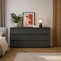 Комод Тіна Orange-Line 1600 Графіт 1600x400x773 - мініатюра 2