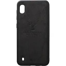 Чохол-накладка Toto Deer Shell With Leather Effect Case Samsung Galaxy A10 Black
