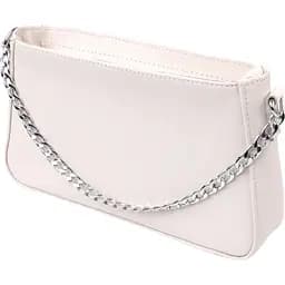 Сумка Shvigel 22835 з натуральної шкіри 26.5х15х5.5 см Бежева