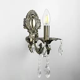 Бронзовое бра с хрустальными подвесами Line F 11549/1