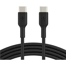 Кабель Belkin USB-C > USB-C заряджання/синхронізації 2м, 60Вт, Type-C, PVC, чорний teh0013653