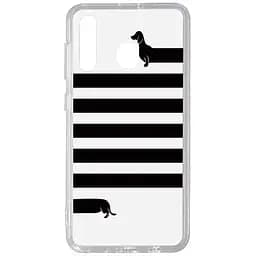 Чохол-накладка Toto Acrylic+TPU Print Case Samsung Galaxy A20/A30 #25 Taksa Transparent