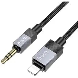 Аудіо кабель Hoco UPA32A Clever digital audio conversion cable iP чорний