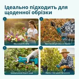 Konner & Sohnen Секатор акумуляторний Konner&Sohnen KS CPS20V-32 20В d 15/25/35мм 0.82кг без АКБ та ЗП - мініатюра 7
