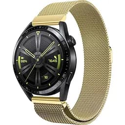 Ремінець 22 мм міланська петля BeWatch для Huawei Watch GT3 46mm Золотий (1020228.4U)