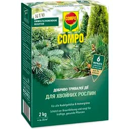 Тверде добриво тривалої дії для хвойних COMPO 2 кг