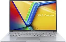 Ноутбук ASUS Vivobook 16 X1605VA-MB235 16' WUXGA IPS, Intel i3-1315U, 16GB, F512GB, UMA, noOS, Серебристый (90NB10N2-M009K0)
