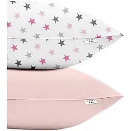 Набір наволочок Cosas Rose Grey Stars 50х70 см (SetPillow_StarGreyRose_Rose_50x70)