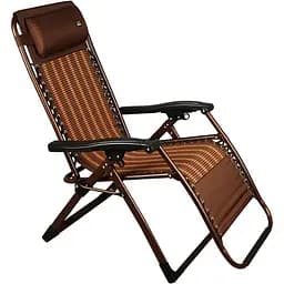 Шезлонг складаний Market Union коричневий