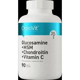 Дієтична добавка OstroVit Glucosamine + MSM + Chondroitin + Vitamin C 90 таблеток