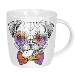 Чашка Keramia, Веселі морди Мопс, 360 мл (21-279-046)