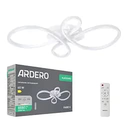 Світлодіодна люстра Ardero AL6530ARD FABIO S 60Вт білий