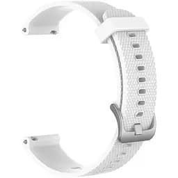 Ремінець силіконовий 20 мм Samsung Galaxy Watch 42/3 41 мм/Active/Active 2 BeWatch GT Білий (1011402)