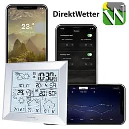 Метеостанція Technoline DirektWetter WD2000 Silver (WD2000) - мініатюра 2