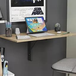 Обеденный стол-трансформер Ника стеновой Ferrum-decor 420x900x500 Черный металл ДСП Дуб Сонома 16 мм (FRD-105167)