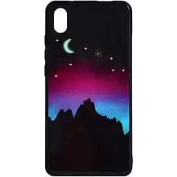 Чохол-накладка Toto Night Light Print Glass Case Xiaomi Redmi 7A Young Moon