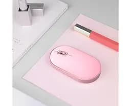Миша бездротова XiaomiMiiiW Air Dual Mode Wireless Mouse Silent Edition (MWWHM01) Pink - мініатюра 2