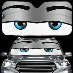 Оригінальний сонцезахисний козирок із очима