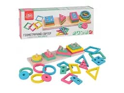 Деревянный геометрический сортер Fun Game