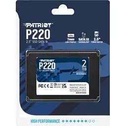 Накопичувач SSD 2.5" 2TB P220 Patriot (P220S2TB25) - мініатюра 4