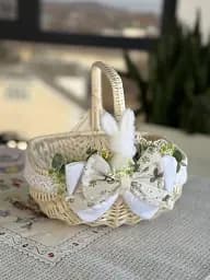 Пасхальная корзина 22х14х23см hand-made 2 MIS LT