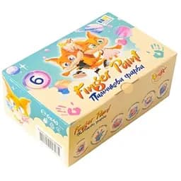 Набір пальчикових фарб Rudix 840602, 6 кольорів по 40 мл