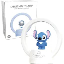 Дитяча настільна лампа Стіч біла (268B)