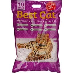 Силікагелевий наповнювач для котячого туалету Best Cat Purple Lawanda 10 л (SGL010)