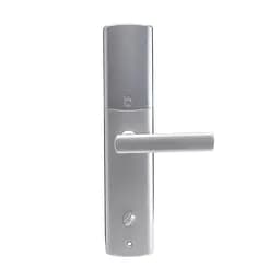 Замок біометричний автономний Trinix TRL-5111BTF Silver Left з Bluetooth, зчитувачем відбитків пальців і карт Mifare (65-00050) - мініатюра 4